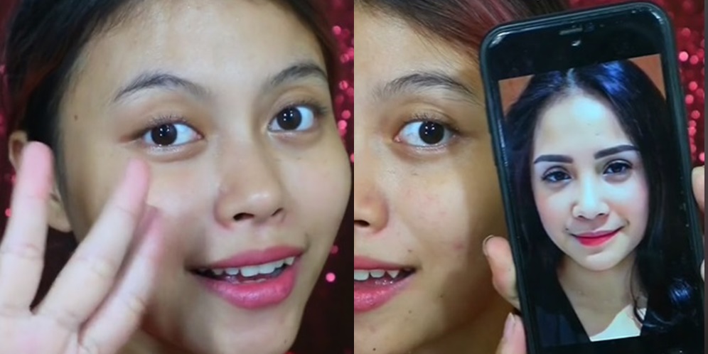 Wanita Seribu Wajah Ini Ditantang Recreate Makeup Ala Nagita Slavina, Salfok Hasilnya Malah Kayak Gini!