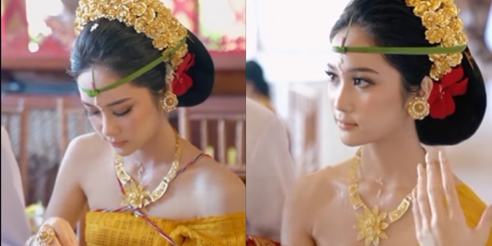 Potret Gadis Bali Saat Jalani Upacara Potong Gigi, Paras Cantiknya Bikin Salah Fokus!
