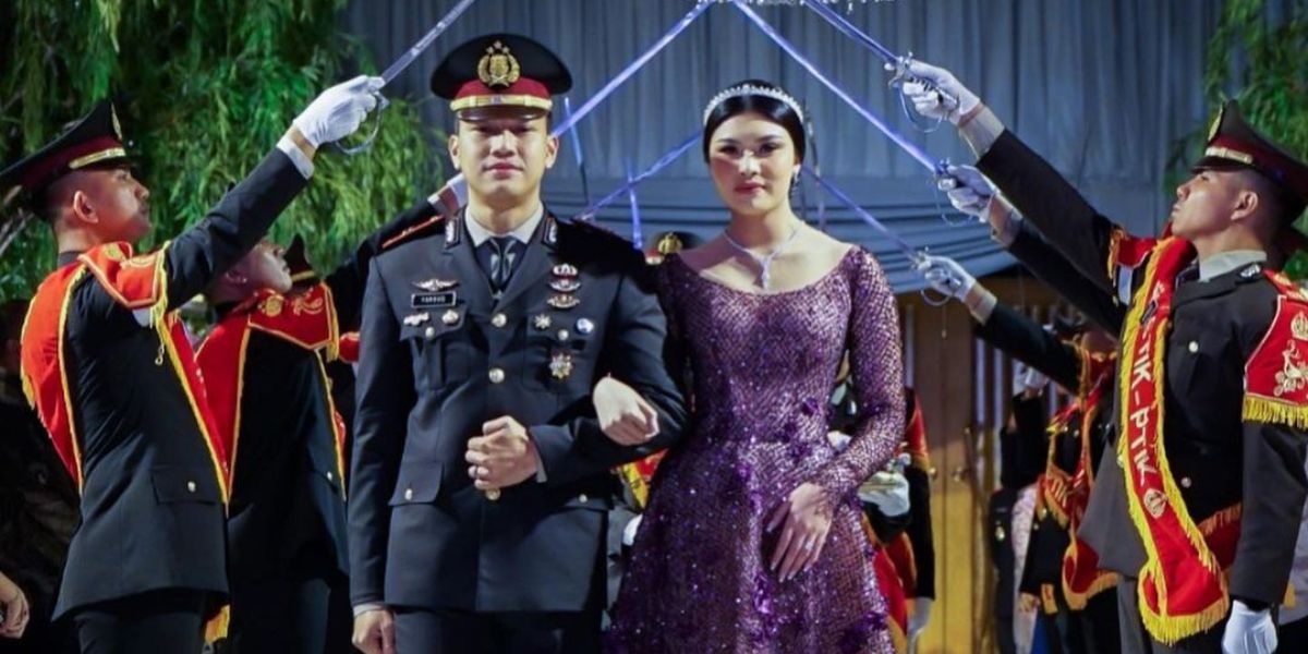 Potret Cantik Debby Pramestya, Anak Ketua MPR Bambang Soesatyo yang Menikah dengan Konsep Serba Ungu