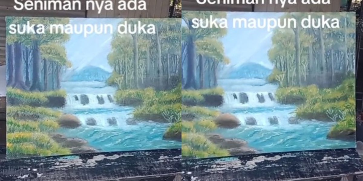 Cerita Pilu Seniman Lukis, Pesanan Tak Jadi Dibeli Padahal Sudah Rampung: Uang Pelanggan Cuma Ratusan Ribu Mintanya Seperti Karya Maestro