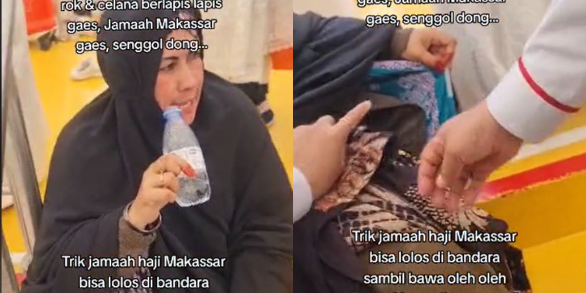 Viral Jemaah Haji Makassar Pakai Baju 20 Lapis, Saat Dibuka Bagian Dalamnya Bikin Melotot