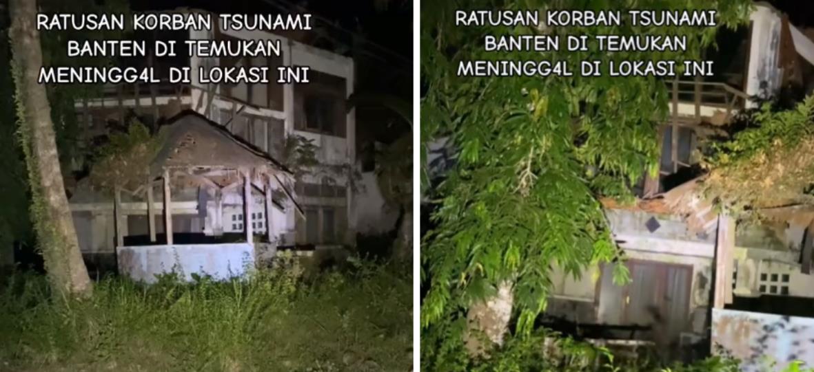 Penampakan Vila Terbengkalai yang Hancur Setelah Dihantam Tsunami Banten 2018: Sering Terdengar Jeritan Minta Tolong