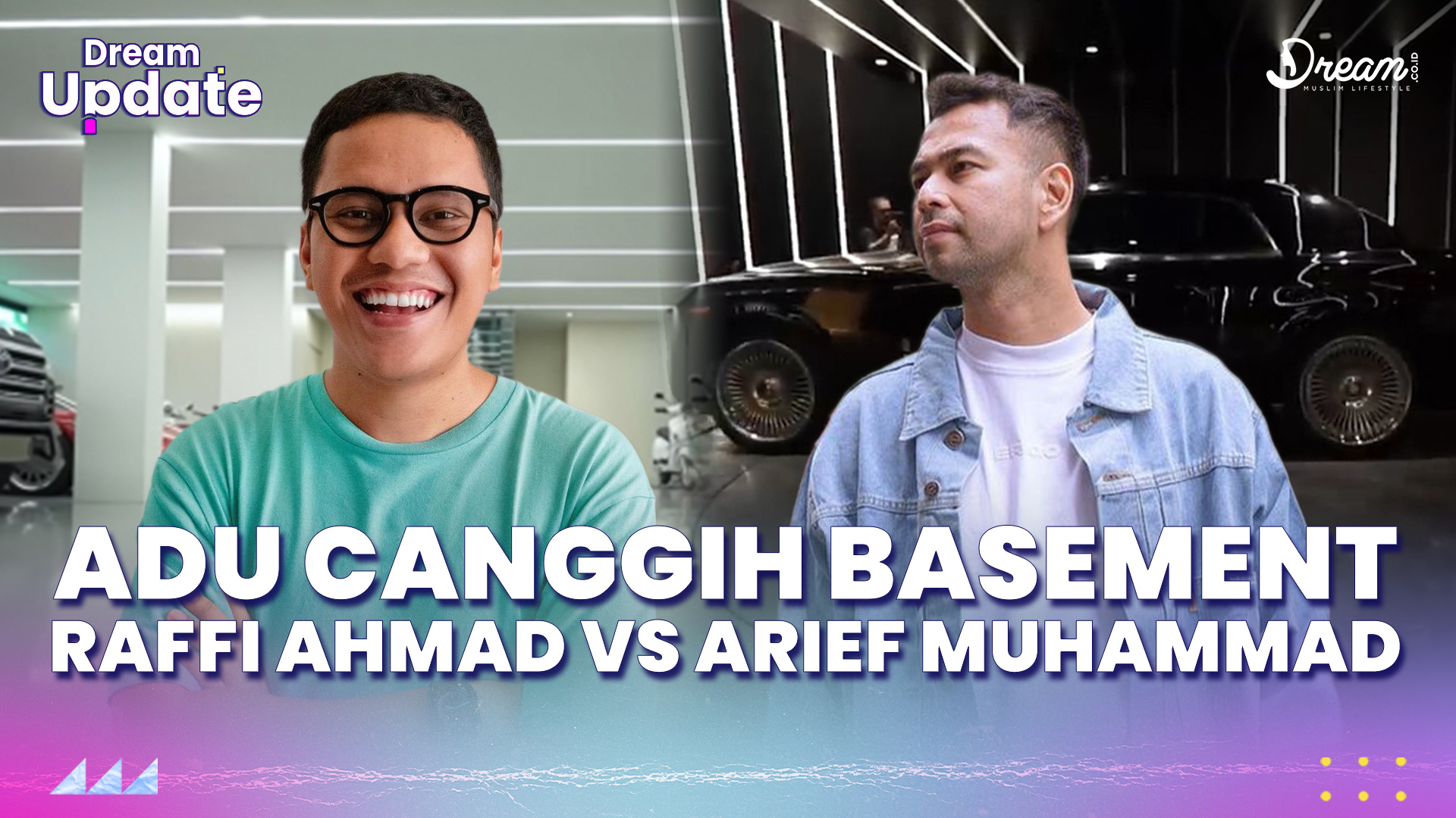 Adu Canggih dan Mewah Basement Raffi Ahmad VS Arief Muhammad