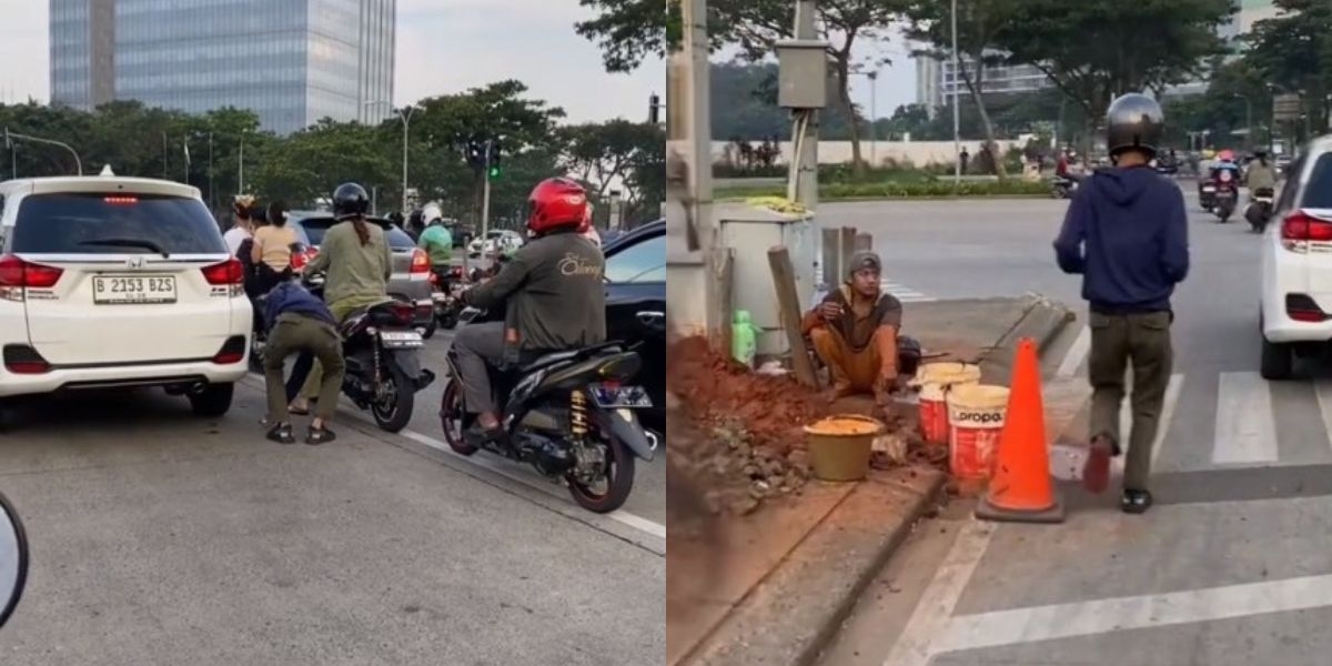 Viral Momen Cowok Turun Dari Motor Malah Ditinggal Ceweknya Tancap Gas Warganet Beda Cerita