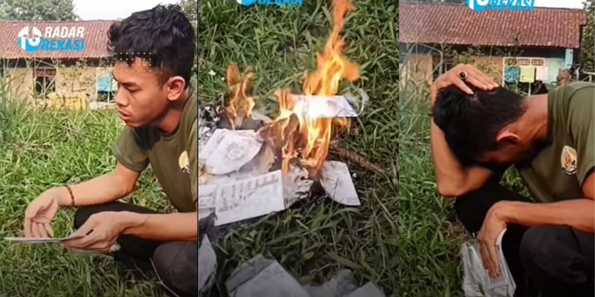 Istri Kabur dan Pilih Bersama Mantan Kekasih, Momen Fahmi Bakar Undangan Pernikahan Jadi Sorotan, Tak Kuat Tahan Air Mata