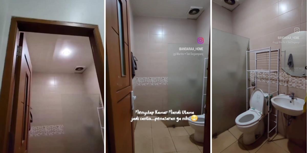 Potret Before-After Renovasi Kamar Mandi Berubah Jadi Cantik Estetik Kayak di Hotel, Bikin Betah Berlama-lama di Dalamnya