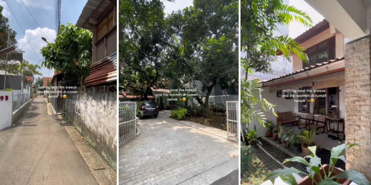 Rumah Tua dalam Gang Kecil di Jakarta Selatan Ini Ternyata Sangat Luas dan Nuansanya Adem, Banyak Pohon Besar dan Penuh Perabotan Antik