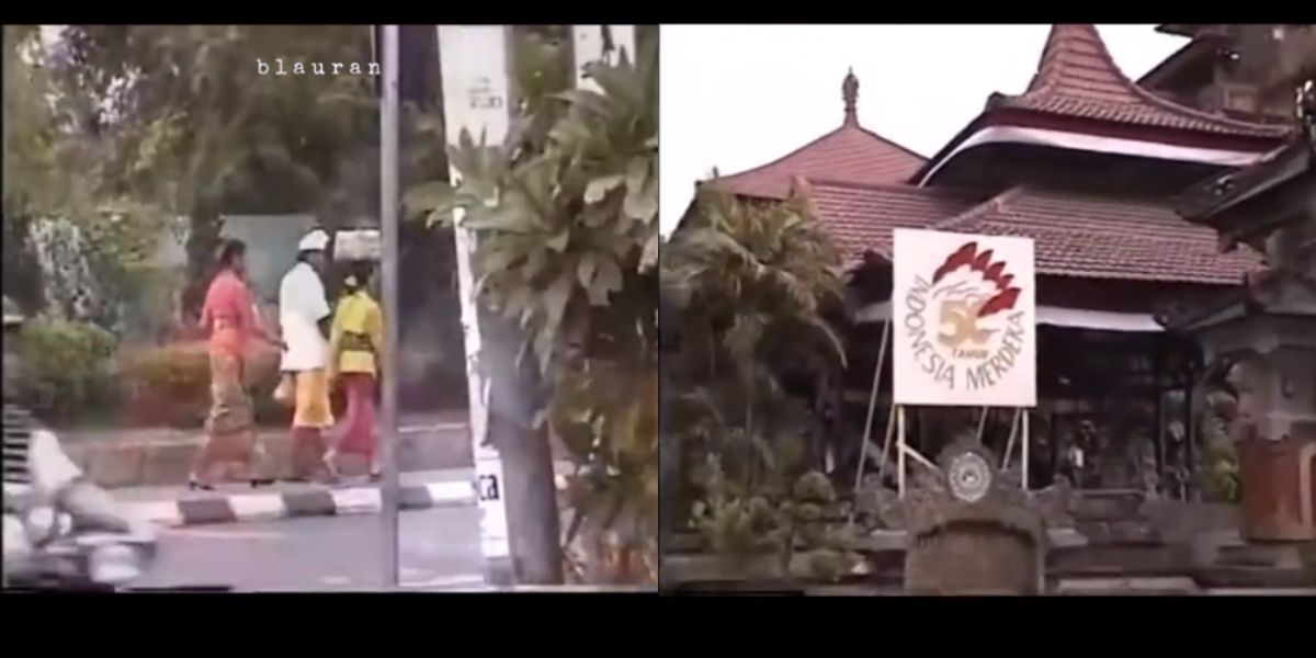 Suasana Kuta Bali di Bulan Kemerdekaan Tahun 1995, Tidak Banyak Bule Lalu-lalang