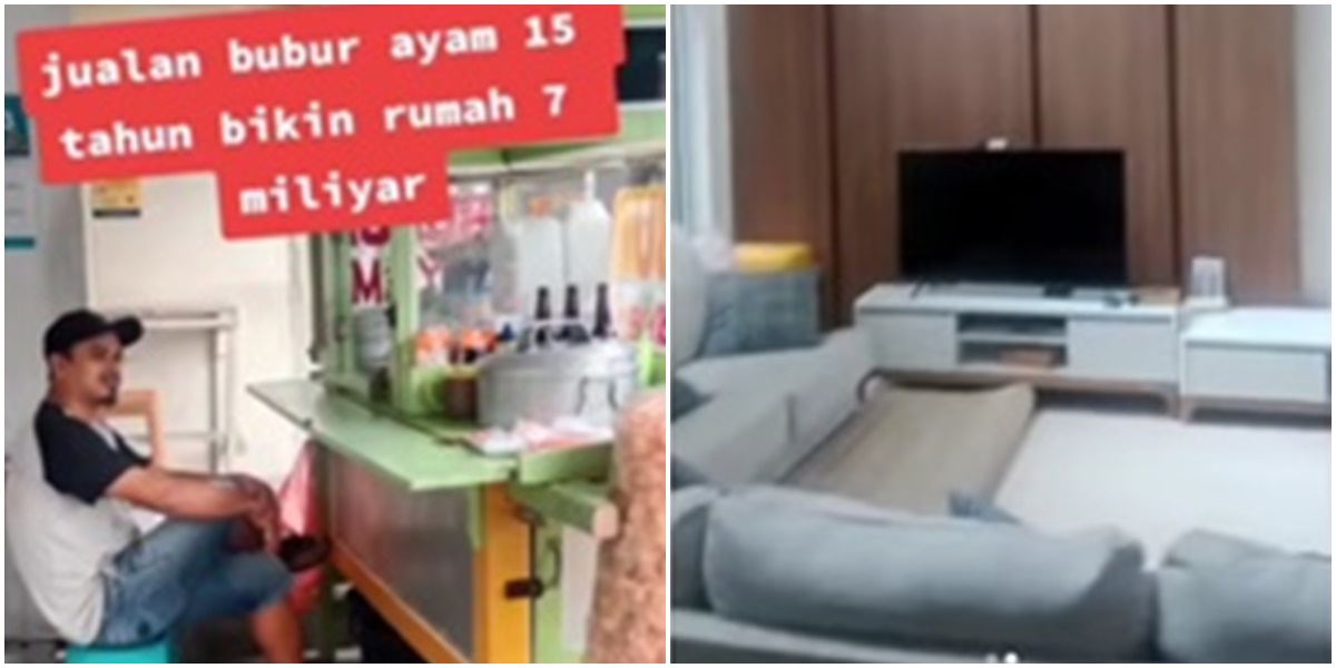 Definisi Kerja Keras Bagai Kuda! 15 Tahun Jualan Bubur Ayam, Rumah 7 Miliar Akhirnya Kesampaian