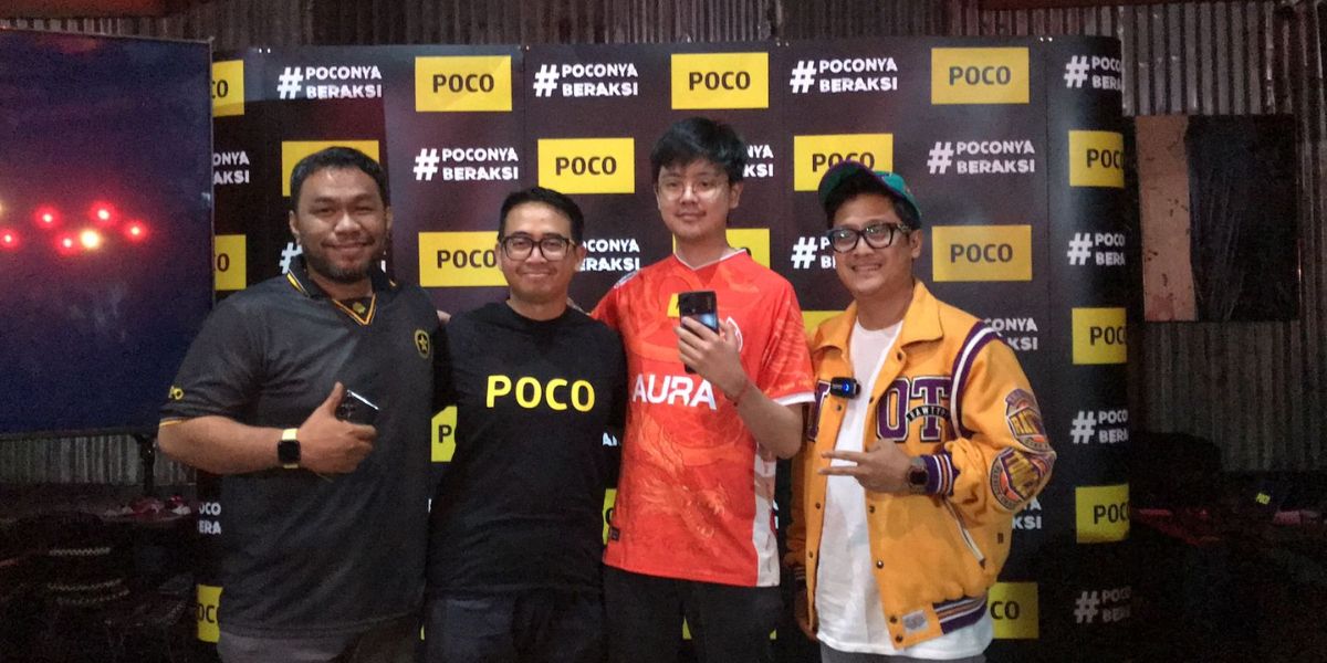 Incar Anak Muda, POCO Gaet Brand Lokal hingga Komunitas Esport