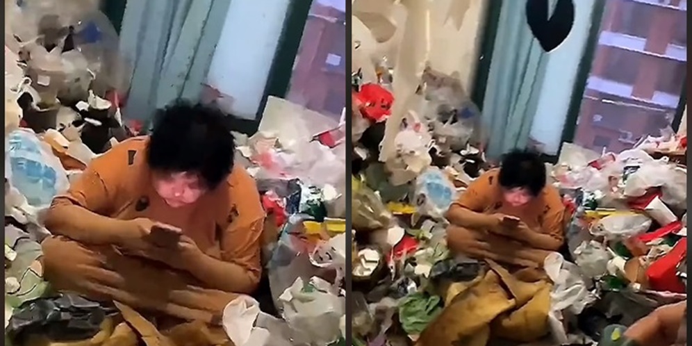 Mengerikan, Potret Kamar Wanita Penuh Sampah Tak Dibuang Selama Setahun, Sikap Penghuni Sewa Bikin Geleng-geleng Kepala