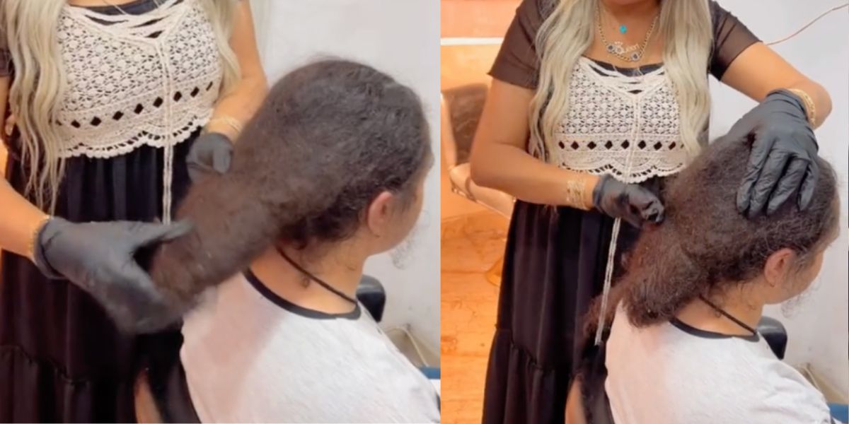 Viral Penampakan Rambut Super Kaku, Diduga Tak Disisir Setahun