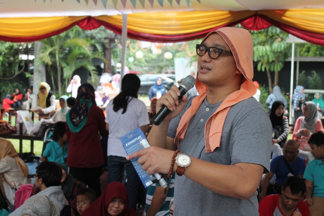 Charity Seru Bareng Dik Doank dan Yayasan Hijab Indonesia 