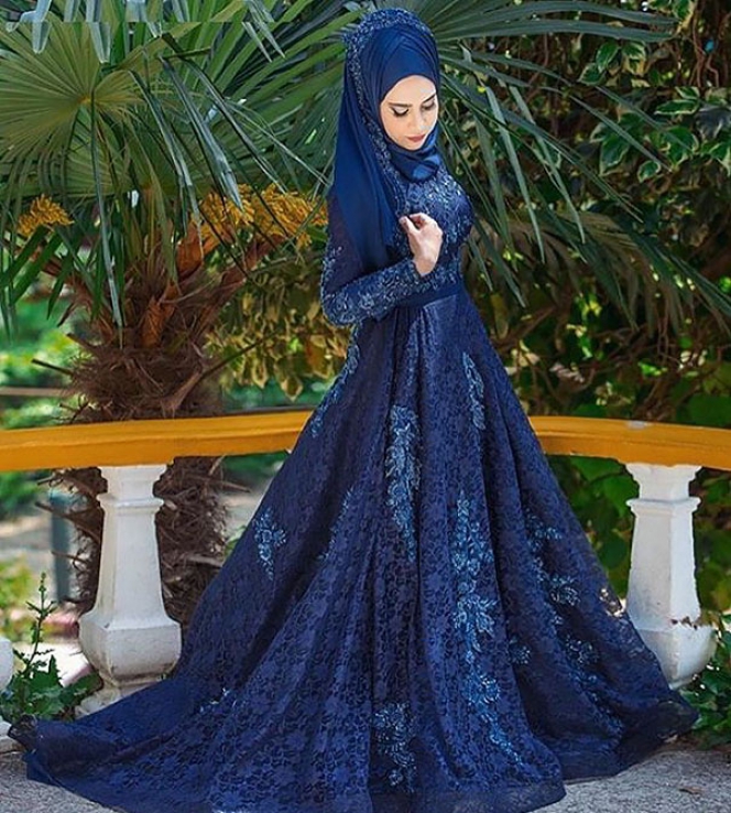 Berbagai Desain Gaun Pengantin Muslim di Seluruh Dunia 