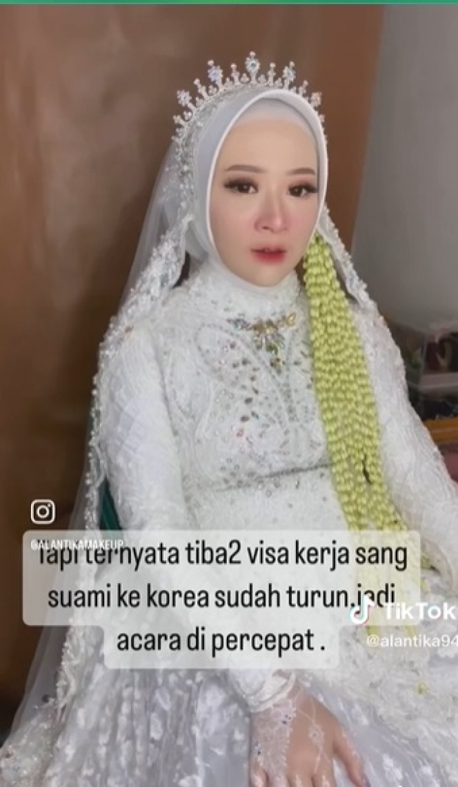 Potret Transformasi Wanita Hamil 8 Bulan Dirias Mua Jadi Pengantin Di Acara Resepsi 3281