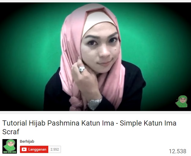 Tutorial Hijab Katun Ima  Dream.co.id