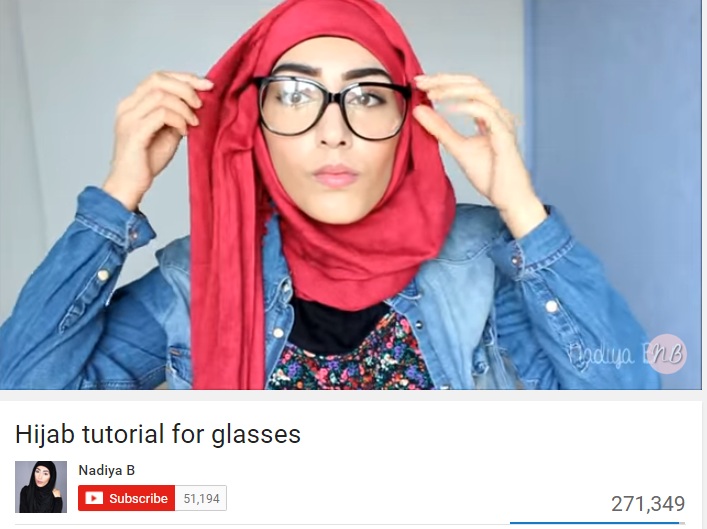  Hijab Tutorial si Pengguna Kacamata