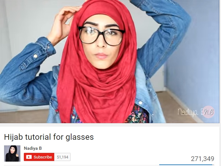  Hijab Tutorial si Pengguna Kacamata