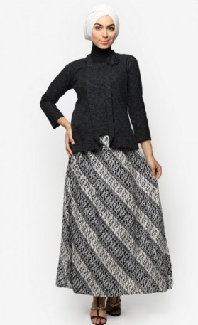 Model Baju Batik Muslim Modern Terbaru