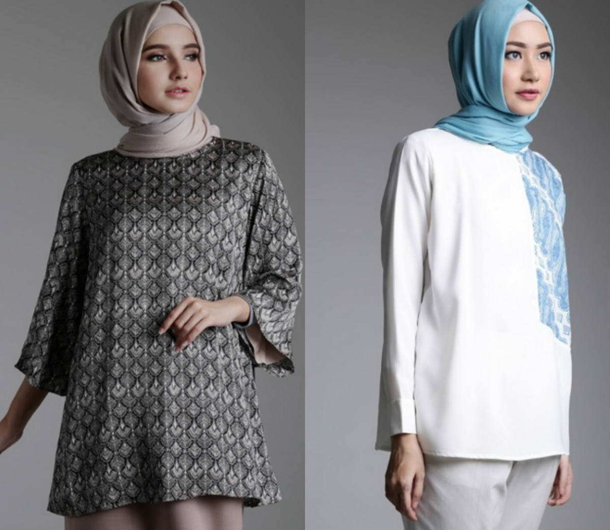 32 Model Baju Batik Muslim Modern Terbaru Dreamcoid
