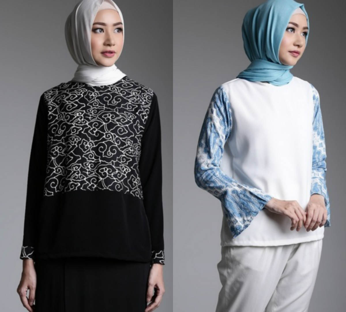 32 Model Baju Batik Muslim Modern Terbaru Dreamcoid