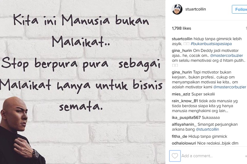 Kata Kata Motivasi Deddy Corbuzier Bahasa Inggris Dan 