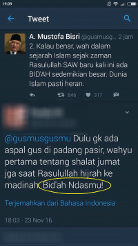 Gara-gara Cuitan Pegawai, Bos BUMN Minta Maaf ke Gus Mus 