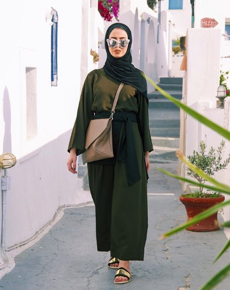 Warna  Jilbab  Yang Cocok Untuk  Baju  Warna  Hijau  Army  Ide 