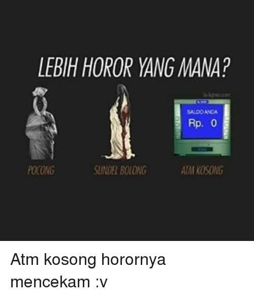 10 Meme Atm Rusak Bikin Kamu Berasa Tak Punya Uang Dream