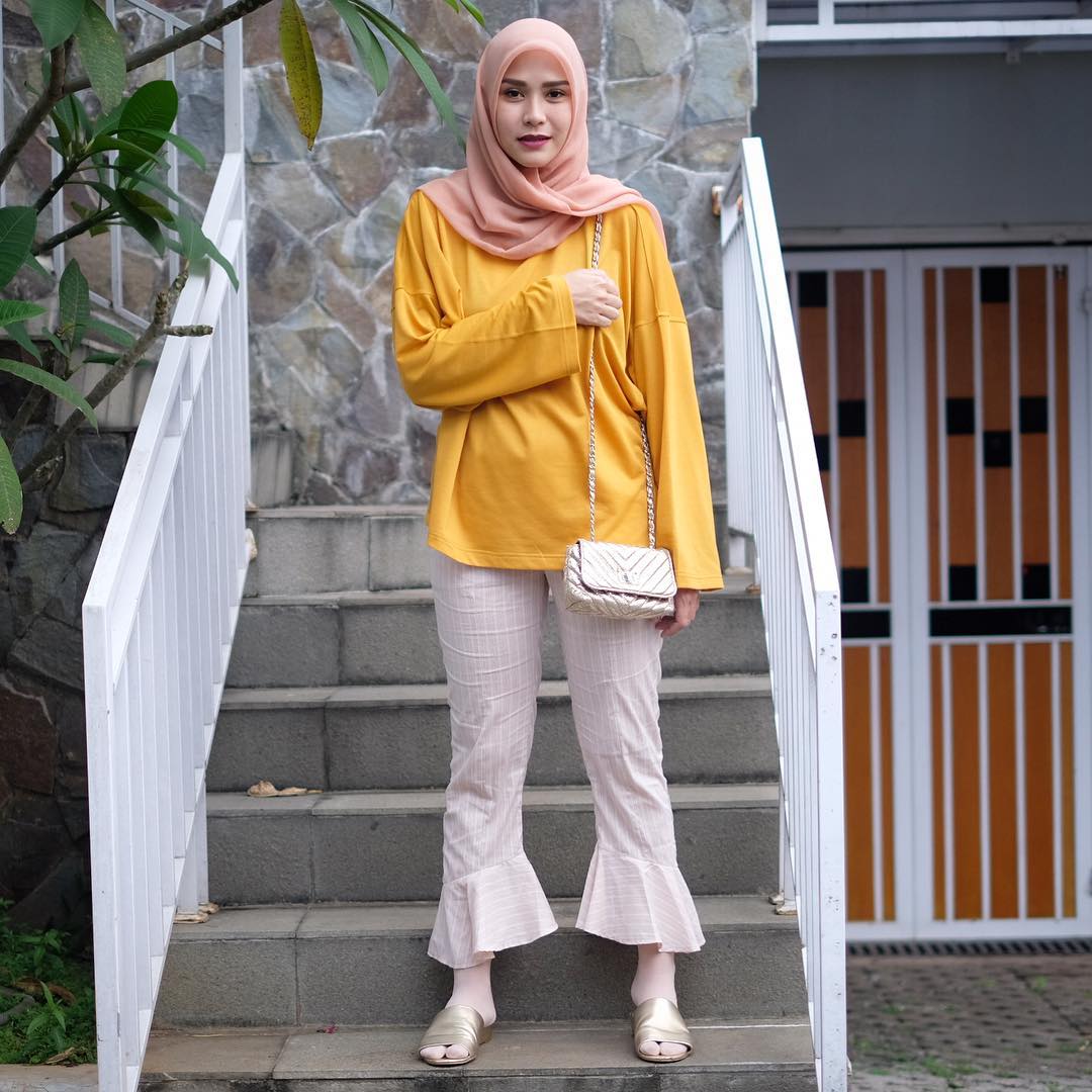 Mix And Match Celana Ruffle Zaskia Mecca Makin Cheerful Dreamcoid