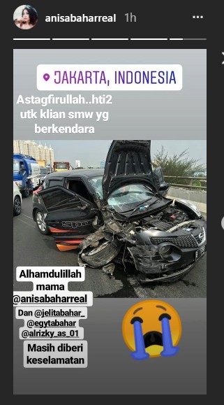  kondisi mobil annisa bahar