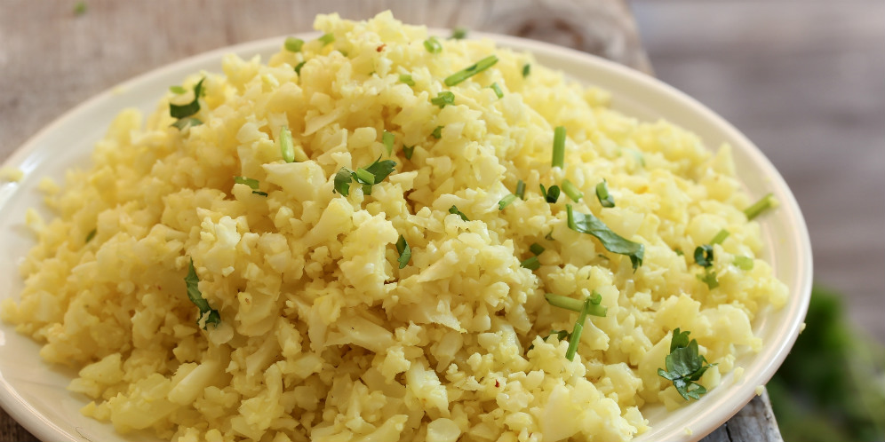  Nasi Kembang Kol, Alternatif Sumber Karbohidrat Sehat