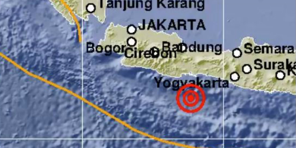 Gempa Bumi Magnitudo 5,3 Guncang Cilacap