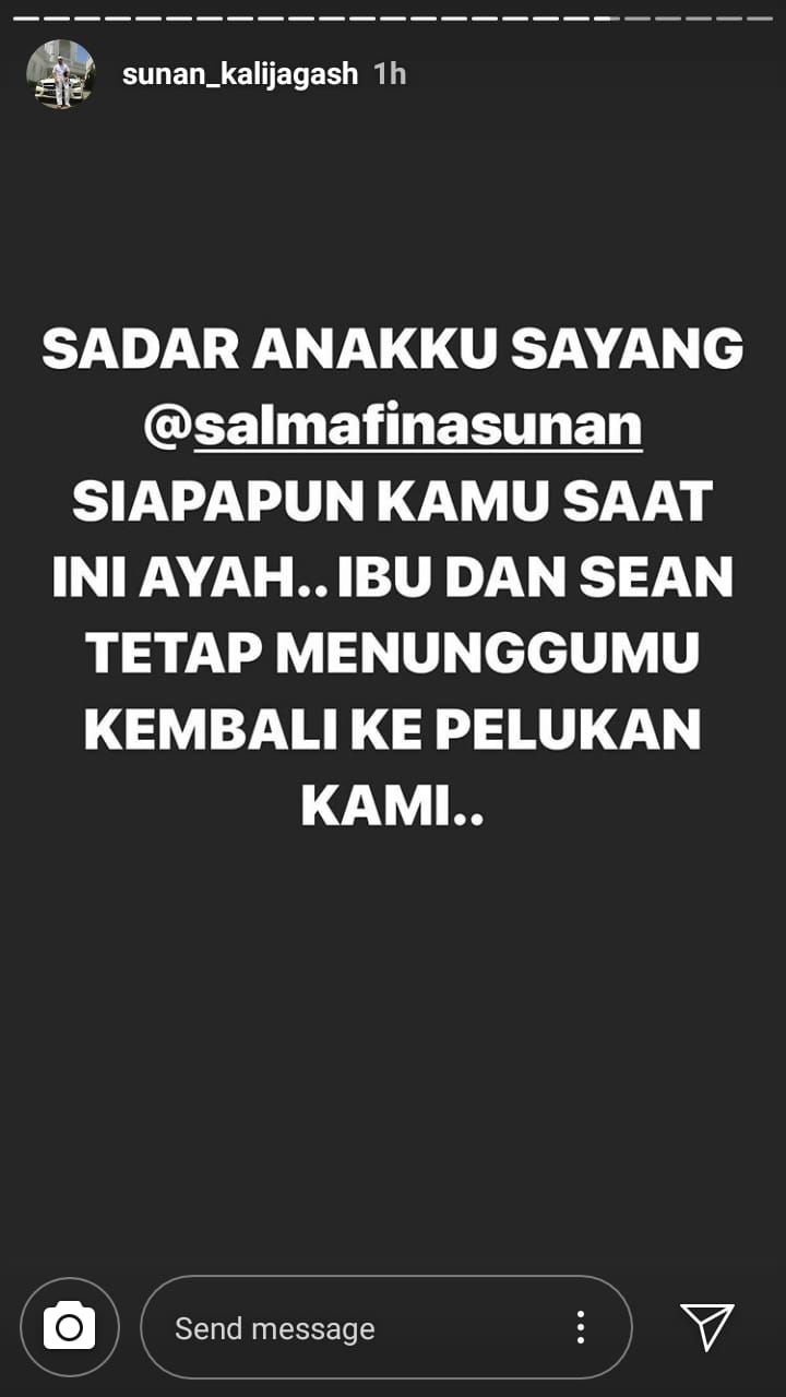 Pesan Sunan Kalijaga Ke Salmafina Sadar Anakku Sayang Dreamcoid