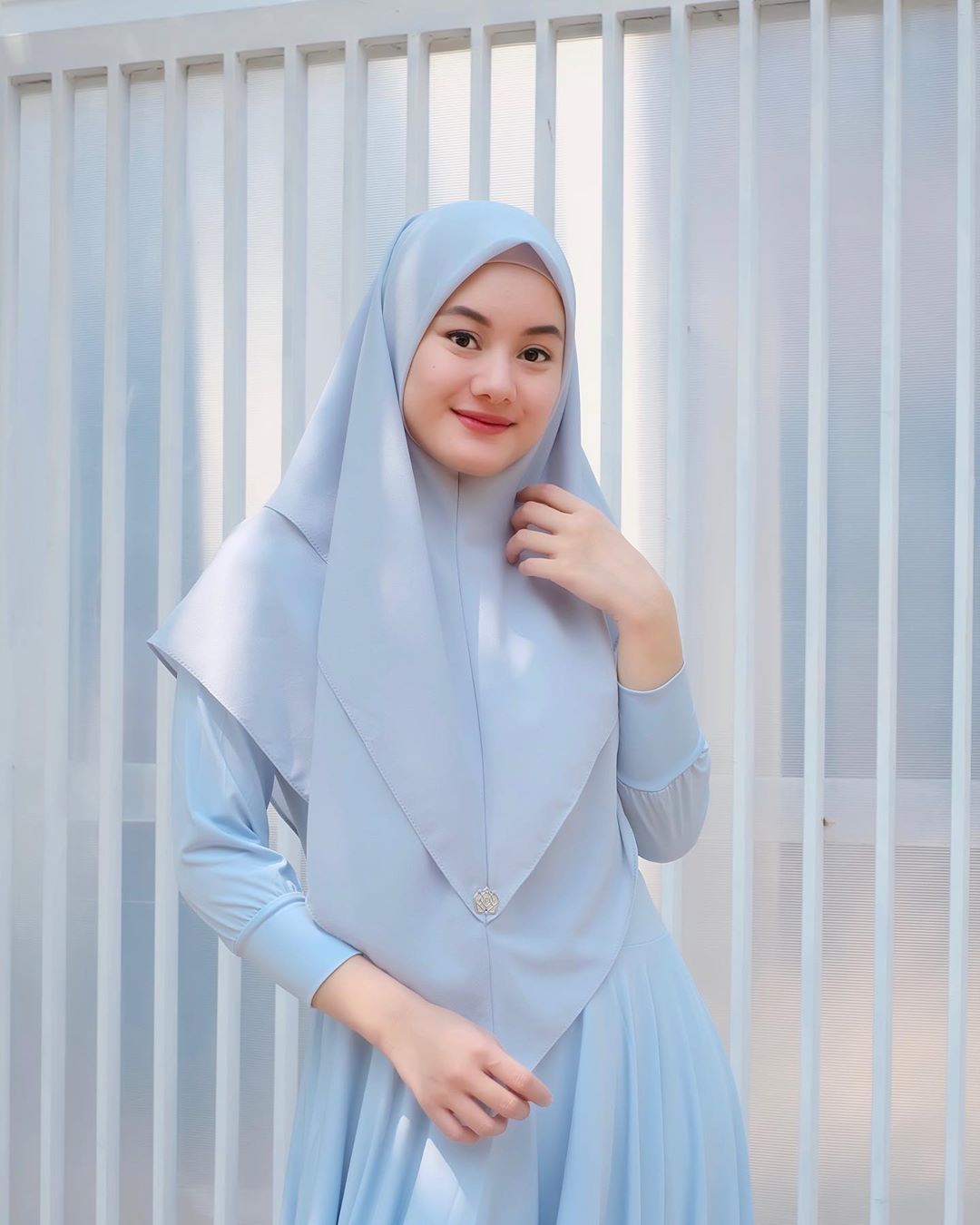 Hijab biru