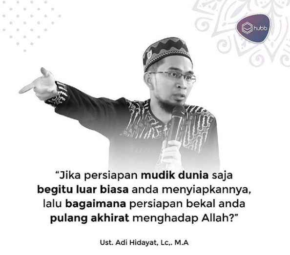 25 Kata Kata Bijak Ustadz Adi Hidayat Tentang Makna Kehidupan