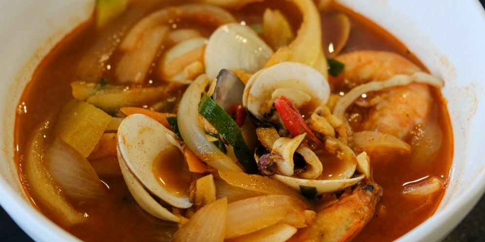 Resep Jjampong, Mi Kuah Pedas Seafood ala Korea