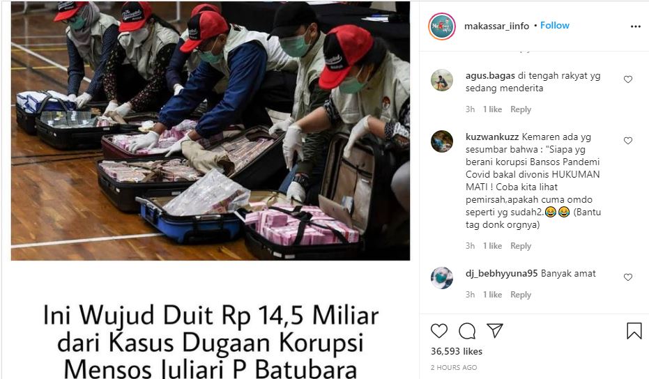 Penampakan Uang Rp14 5 Miliar Dalam Koper Yang Diduga Suap Untuk Mensos