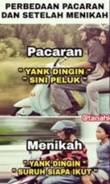 Deretan Meme Lucu Realita Masa Pacaran Dan Sesudah Menikah Yang Bikin