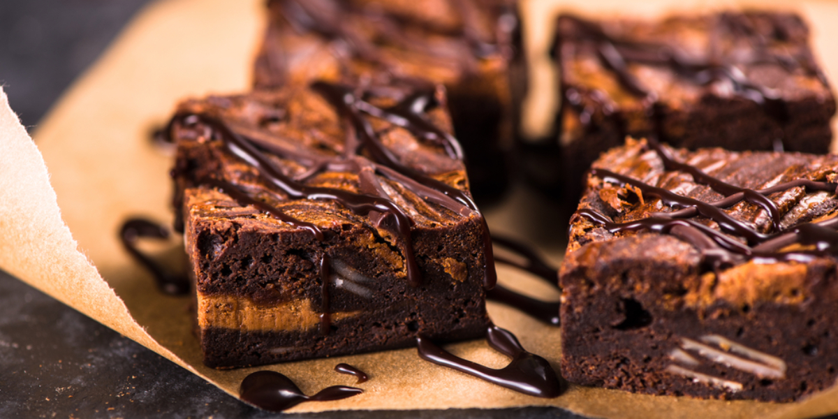 Satisfy Your Taste Buds with Baked Brownies Made Using 2 Ingredients