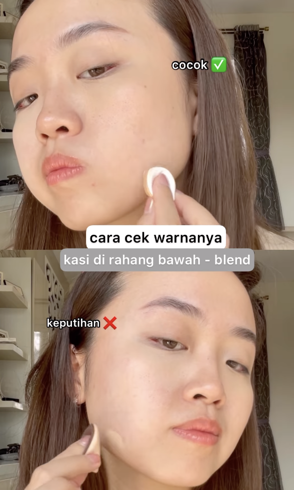 Hasil Concealer Bawah Mata Natural Perhatikan Warnanya