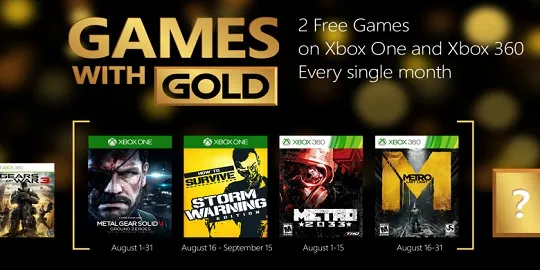 Microsoft Ungkap 4 Game Gratis di Bulan Agustus Untuk Member Xbox Live Gold