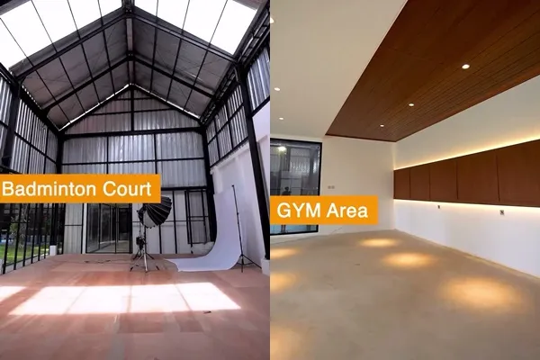 Ada Area Gym dan Badminton