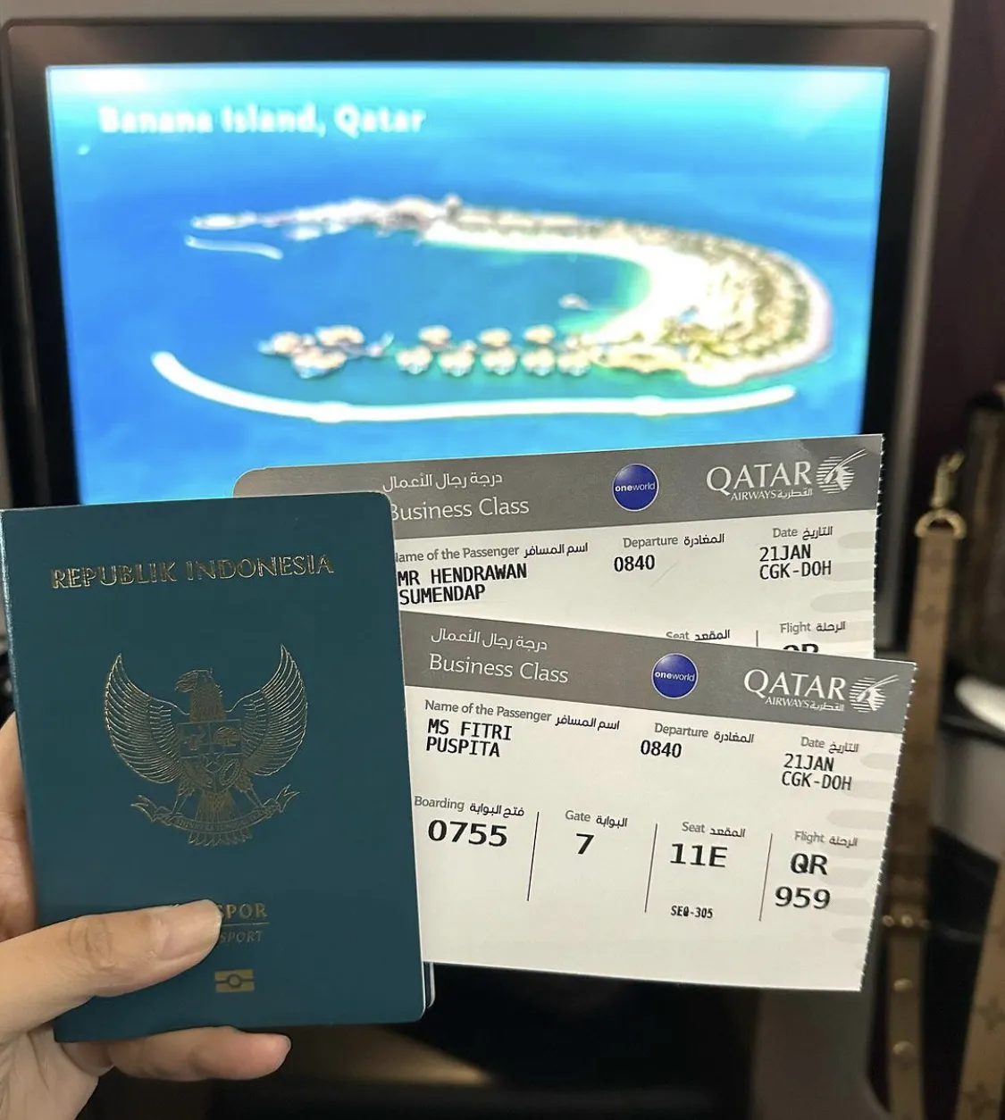 Kali ini Ikut Suami Pulang ke Qatar