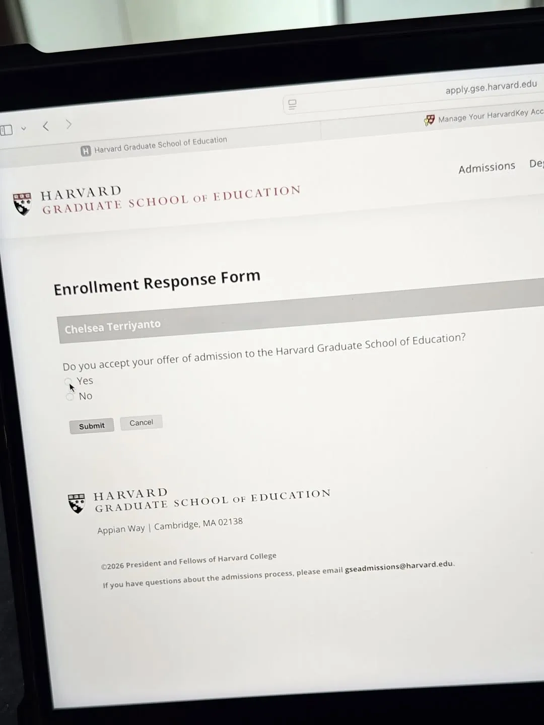 Sampaikan Harapannya di Masa Depan