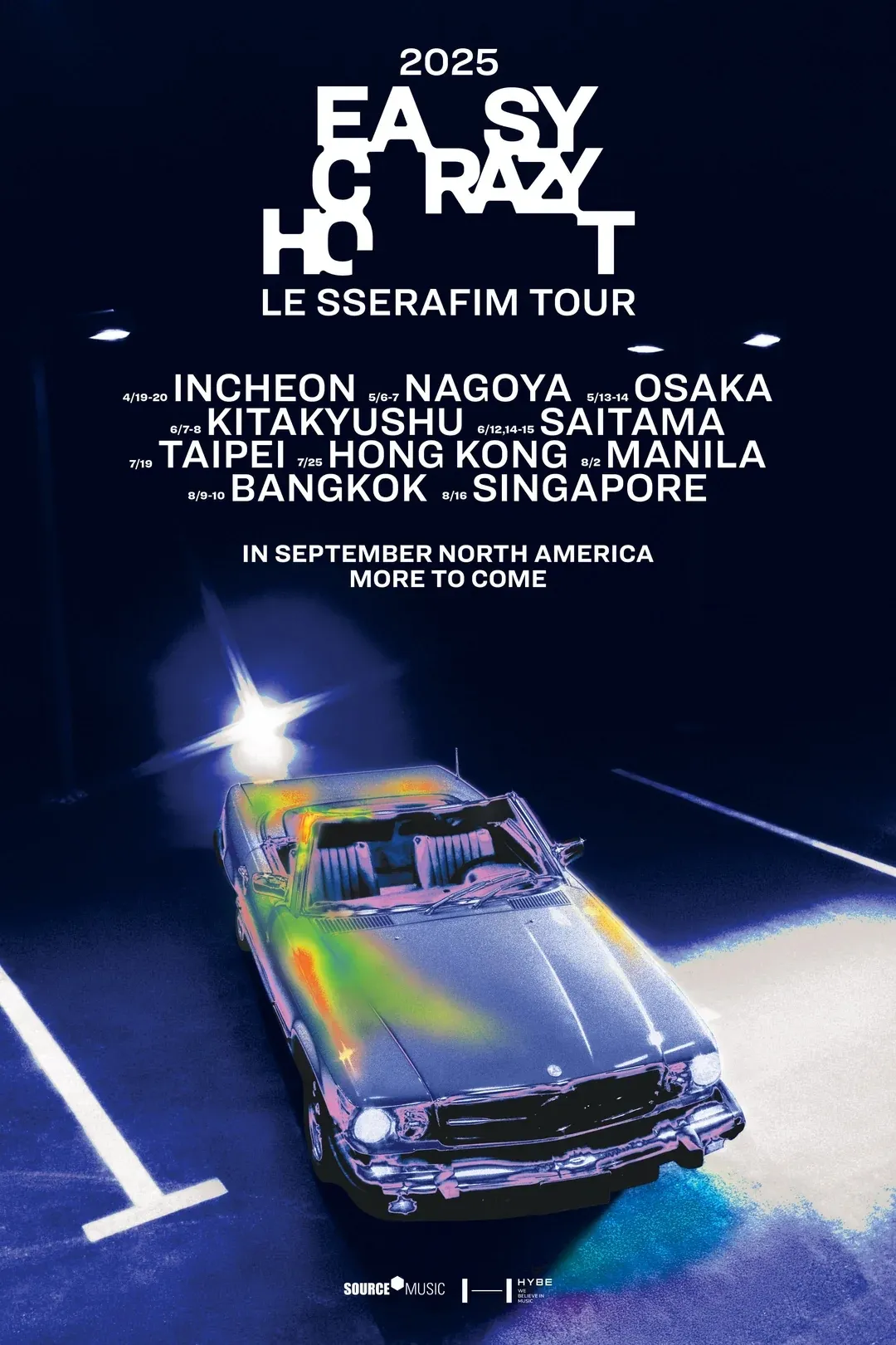 2025 LE SSERAFIM CONCERT TOUR [EASY CRAZY HOT]