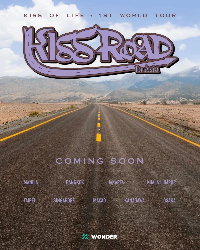 KISS OF LIFE 1ST WORLD TOUR 'KISS ROAD' in Asia