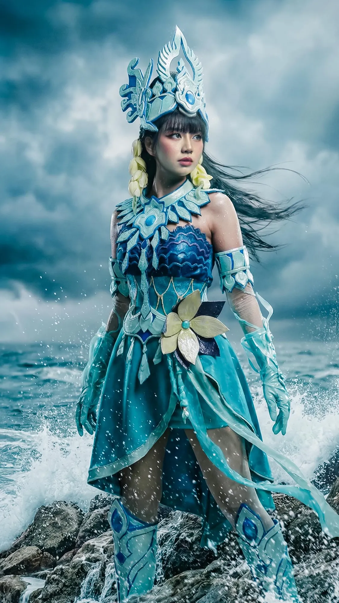 Ghea Indrawari Tampil dengan Kostum ala Nyi Roro Kidul