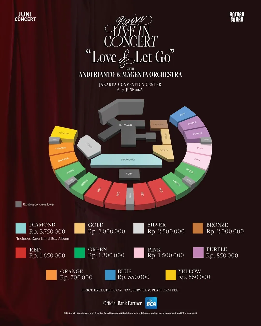 Harga Tiket Raisa Live in Concert: Love & Let Go Mulai Rp550 Ribu hingga Rp3,75 Juta