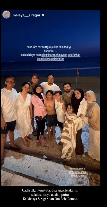 Ternyata 1 Anak yang Terseret Adalah Putra Meisya